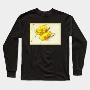 Libra the Scales, from Urania's Mirror, Vintage Signs of the Zodiac Long Sleeve T-Shirt